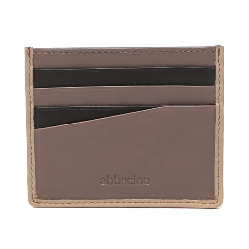 Abbacino Herrenlederkartenetui in Taupe. Braun Abbacino Herrenlederkartenetui in Taupe. Braun von Abbacino