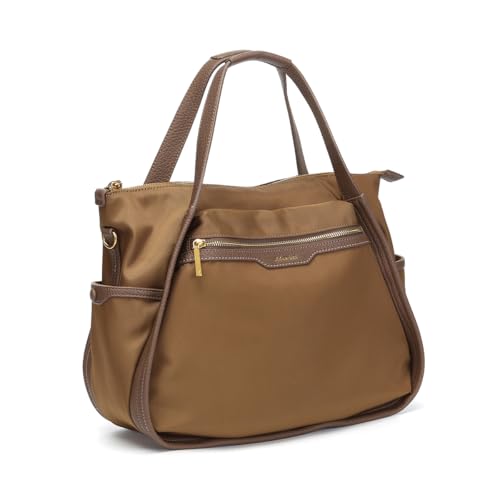 Abbacino Käuferbeutel in Kamel -recycelten Materialien Braun von Abbacino