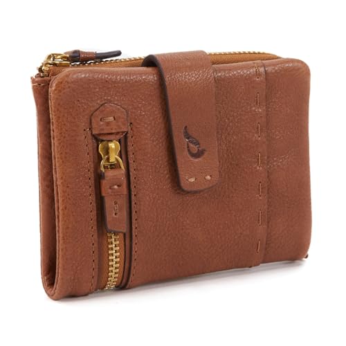 Abbacino Kleine Brieftasche in Cognac -Haut Braun von Abbacino