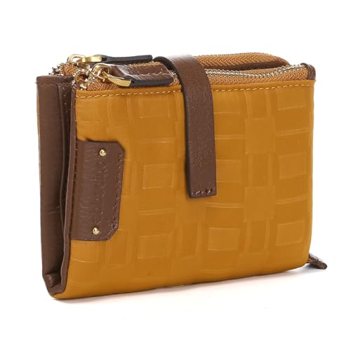 Abbacino Kleines Portfolio in Nylonbernstein Gold von Abbacino