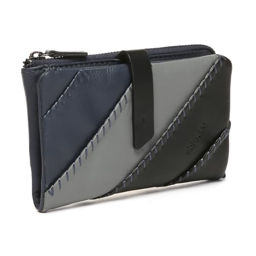 Abbacino Mittleres Portfolio in Haut in blauen Tönen Blau von Abbacino