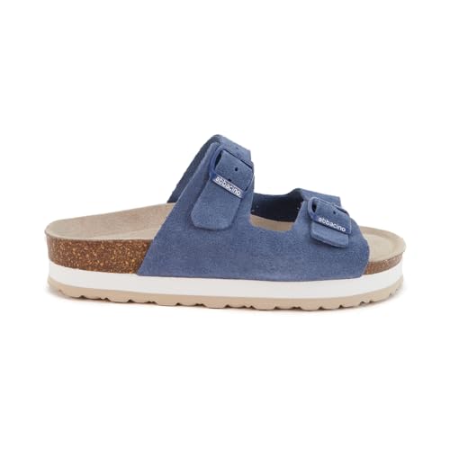Abbacino Sandale mit Serraje -Plattform in Blau Blau von Abbacino