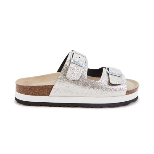 Abbacino Sandalen mit Silberplattform Silber von Abbacino