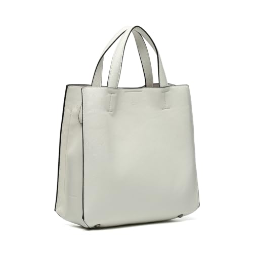 Abbacino Shopper-Tasche aus recycelten Materialien in Weiß. Weiß von Abbacino