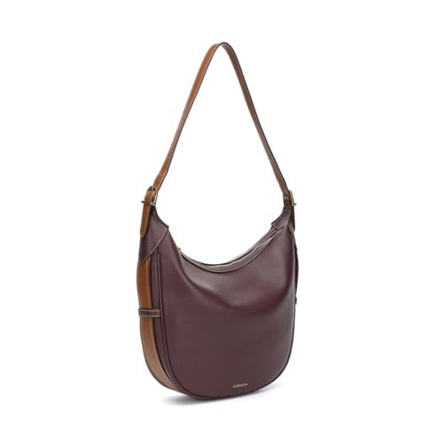 Abbacino Umhängetasche in burgunderrecycelten Materialien Rot von Abbacino