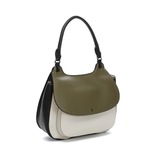 Abbacino Umhängetasche in grün recycelten Materialien Grün von Abbacino