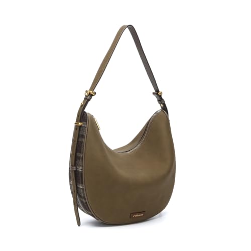 Abbacino Umhängetasche in grün recycelten Materialien Grün von Abbacino