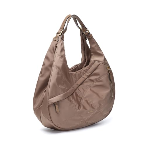 Abbacino Umhängetasche in recycelten Kamelmaterialien Braun von Abbacino