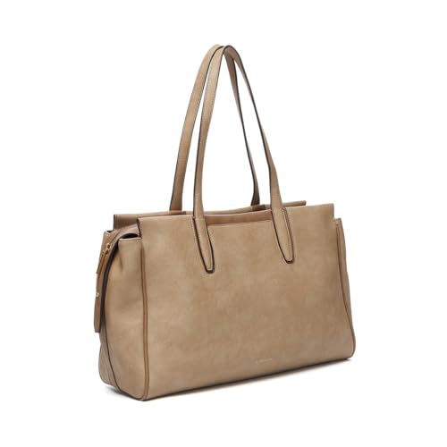 Abbacino Umhängetasche in recycelten Kamelmaterialien Braun von Abbacino