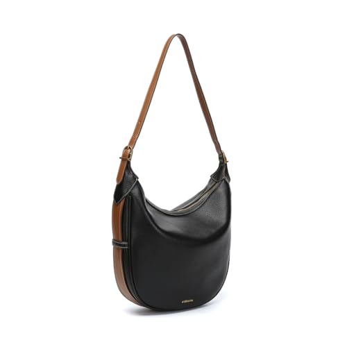 Abbacino Umhängetasche in schwarzen recycelten Materialien Schwarz von Abbacino