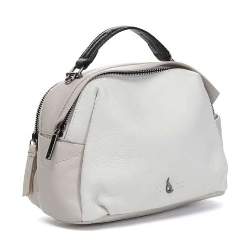 Abbacino Weiße Lederumhängetasche Weiß von Abbacino