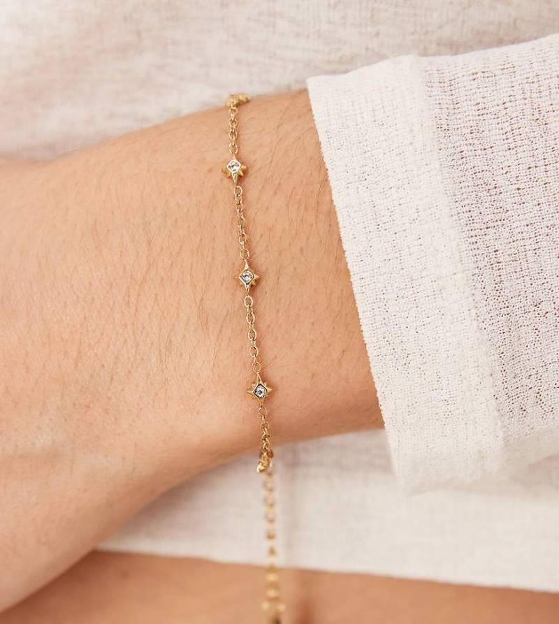 Abbott Lyon - Written In The Stars - Armband aus Edelstahl mit 18-Karat-Vergoldung-Goldfarben von Abbott Lyon