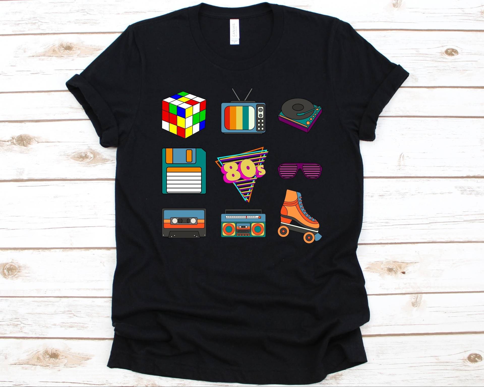 80S Things Shirt, Achtziger T-Shirt, 80Er Jahre Geschenk, Throwback Musik, Retro Design, Neunzehn Achtziger Mode, Kind von AbbysDesignFactory