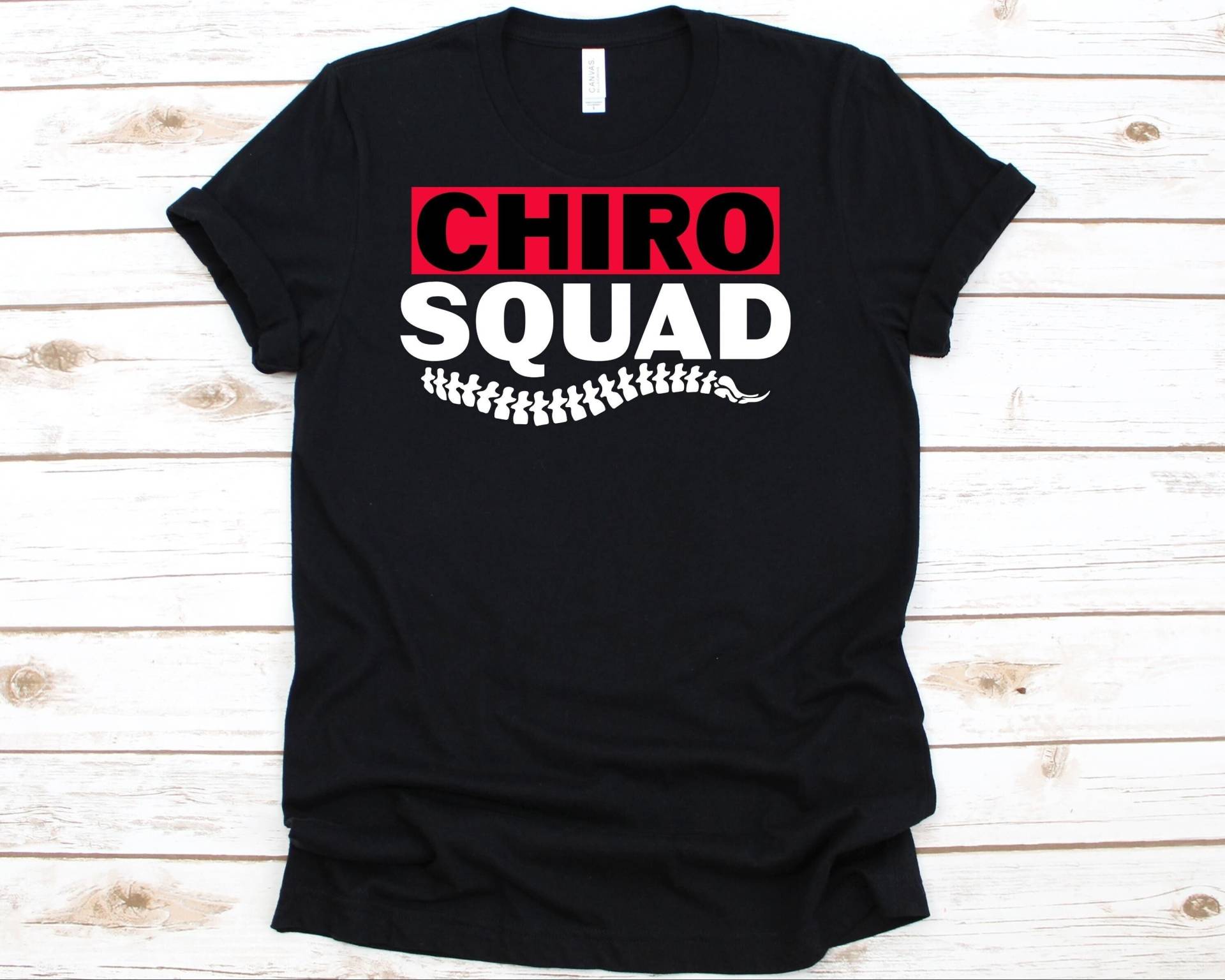 Chiro Squad Shirt, Chiropractor Shirt Für Männer Und Frauen, Gelenk Anpassung, Rückentherapie T-Shirt, Chiropractic Awareness Geschenk von AbbysDesignFactory