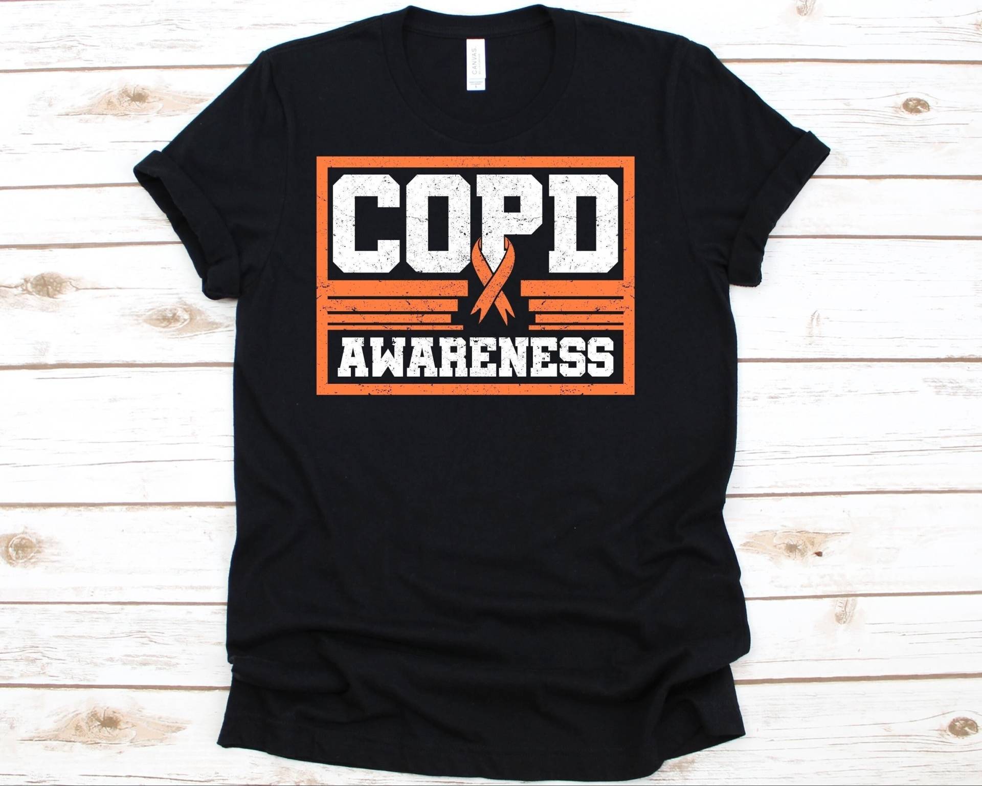 Copd Awareness Shirt, Geschenk Für Chronisch Obstruktive Lungenerkrankungen Krieger Überlebender, Kaltes Coad Tshirt Männer Und Frauen von AbbysDesignFactory