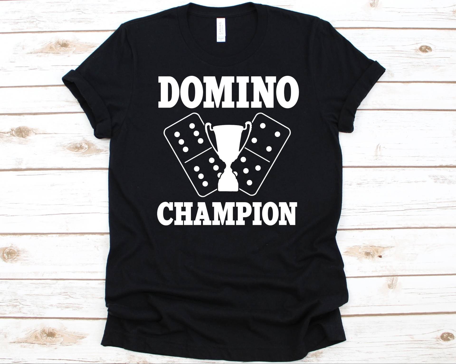 Domino Champion Shirt, Geschenk Für Spieler Männer Und Frauen, Domino, Kartendomino, Parodie, Sevens, Fan Tan, Tiles Graphic von AbbysDesignFactory