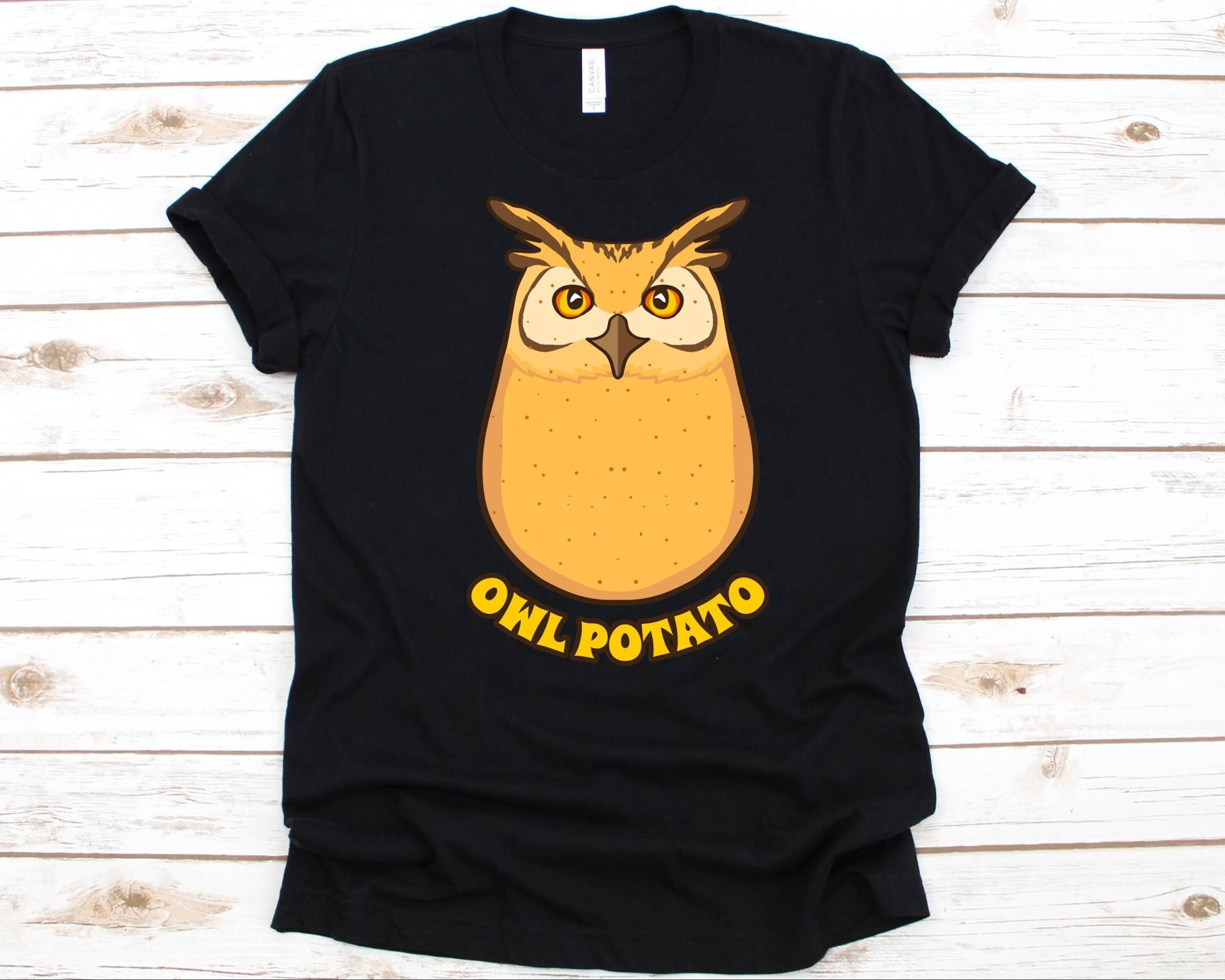 Eule Kartoffel Shirt, Süßes Fat Night Bird Design, Gemüse Liebhaber, Veganer, Vegetarier Shirt Für Männer Und Frauen, Liebhaber Grafik, Liebhaber Eule Kartoffel Shirt, Süßes Fat Night Bird Design, Gemüse Liebhaber, Veganer, Vegetarier Shirt Für Männer Und Frauen, Liebhaber Grafik, Liebhaber von AbbysDesignFactory