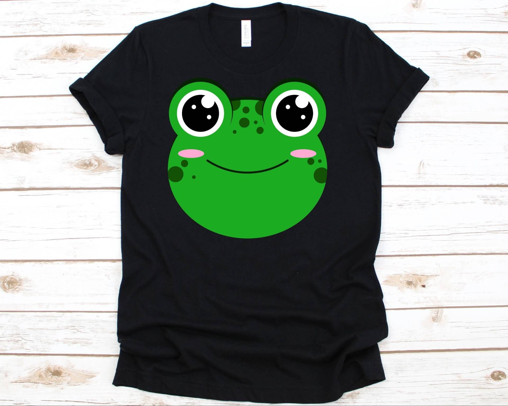 Frosch Gesicht Shirt, Amphibian Tshirt, Lustiges Geschenk Für Liebhaber Jungs Und Mädchen, Süßer Toad Tadpole Tshirt von AbbysDesignFactory