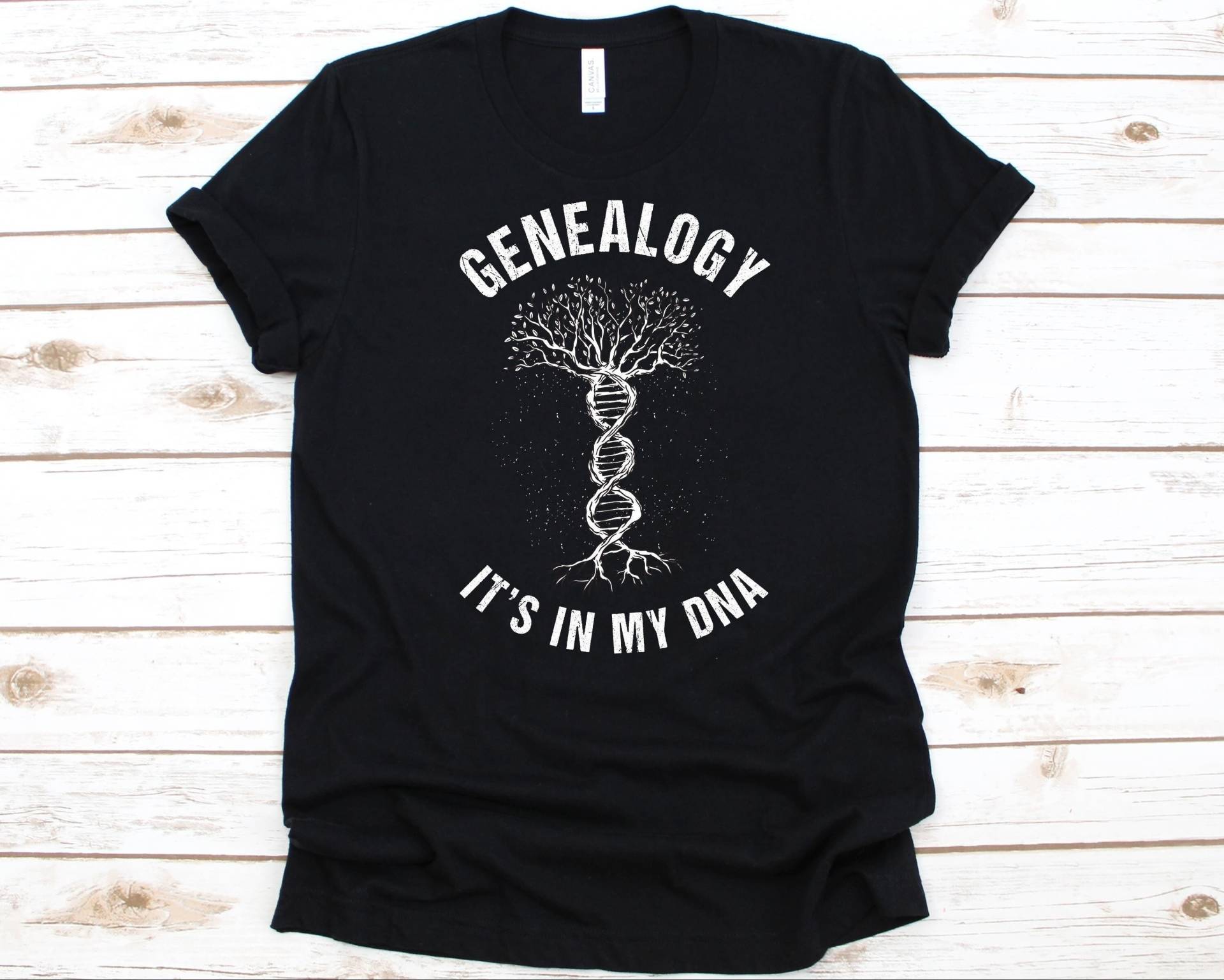 Genealogie Es Ist in Meiner Dna Shirt, Stammbaum Liebhaber Geschenk, Genealogen Shirt Für Männer Und Frauen, Grafik, Familiengeschichte Shirts von AbbysDesignFactory