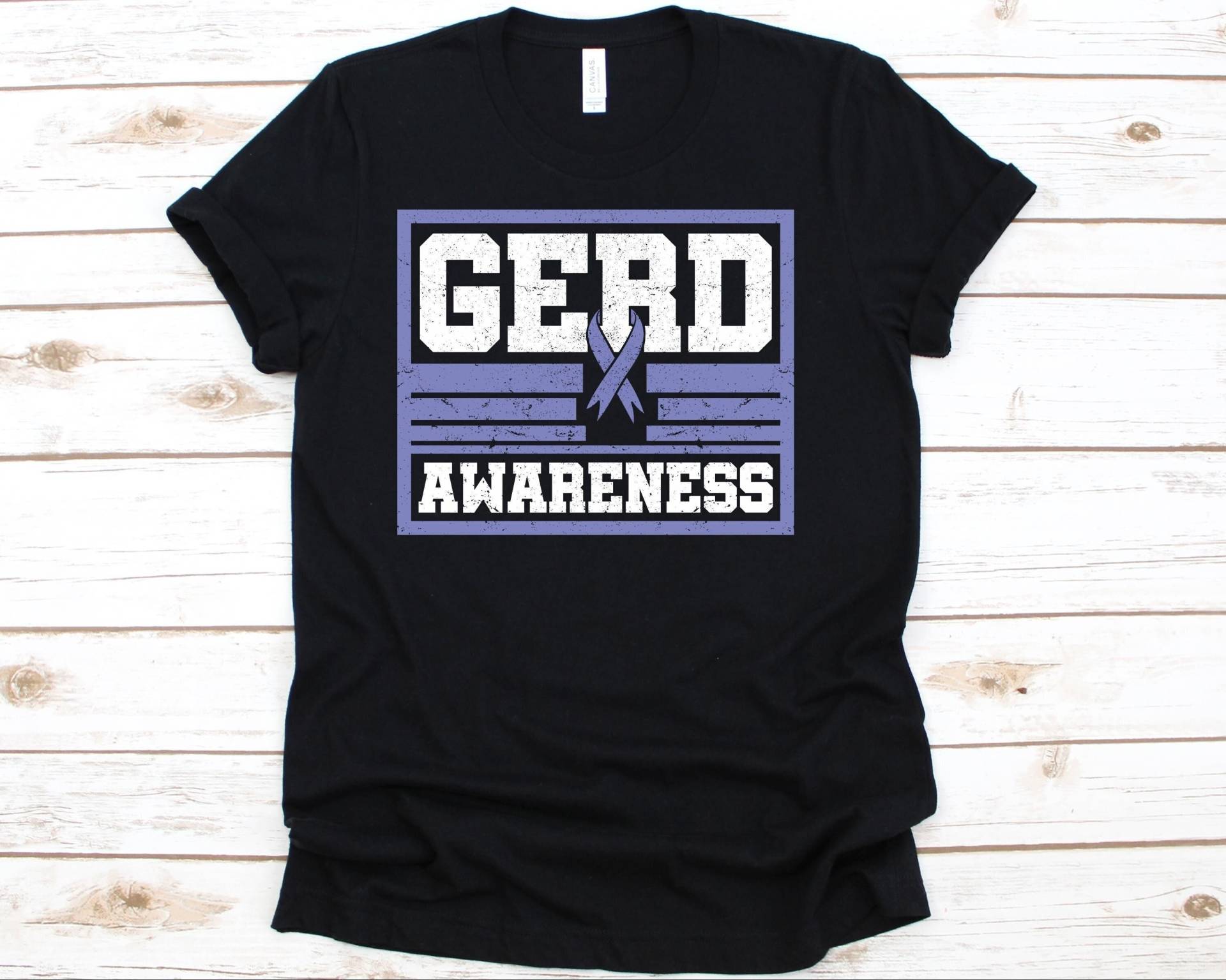 Gerd Awareness Shirt, Geschenk Für Gastroesoröhren Reflux Krankheit Krieger Kämpfer Überlebende, Enpass T-Shirt Männer Und Frauen von AbbysDesignFactory