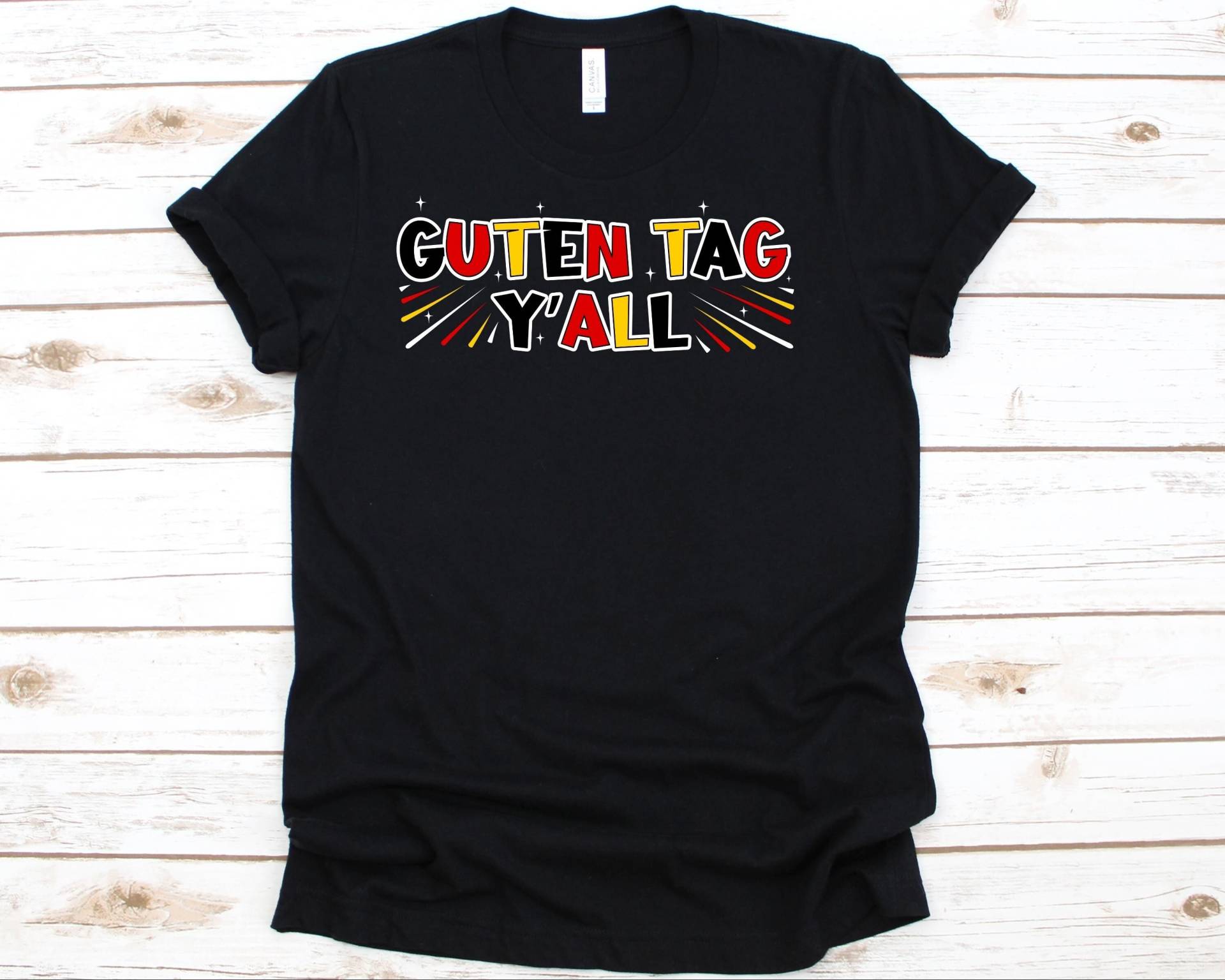 Guten Tag Y'all Shirt, Deutsches Shirt Für Männer Und Frauen, Deutschland Geschenk, German Pride, Good Day Hello, Germany T-Shirt von AbbysDesignFactory