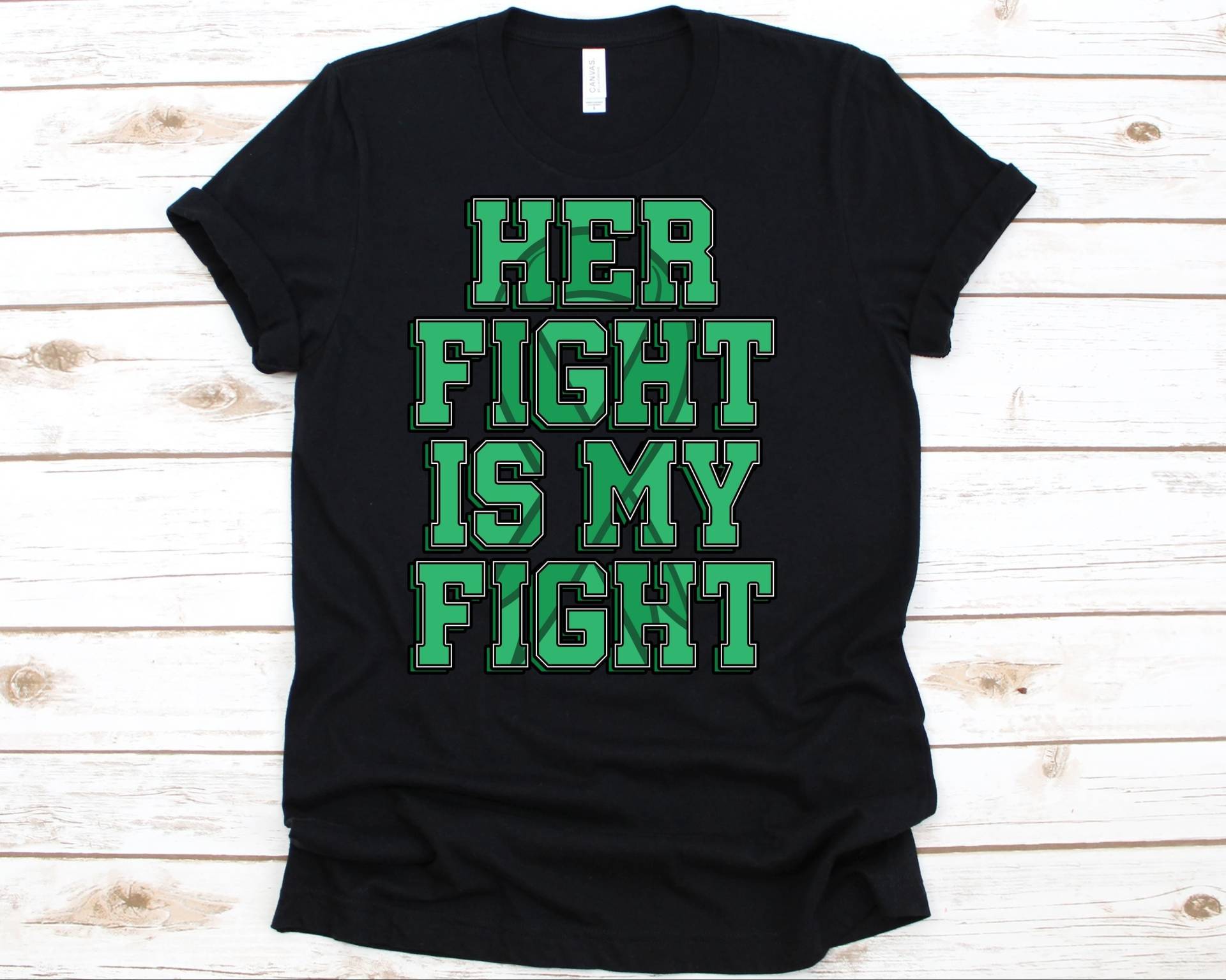 Her Fight Is My Shirt, Awareness Geschenk Für Gallbladder Krebs Krieger Kämpfer, Squamous-Cell Carcinoma Tshirt Männer Und Frauen von AbbysDesignFactory