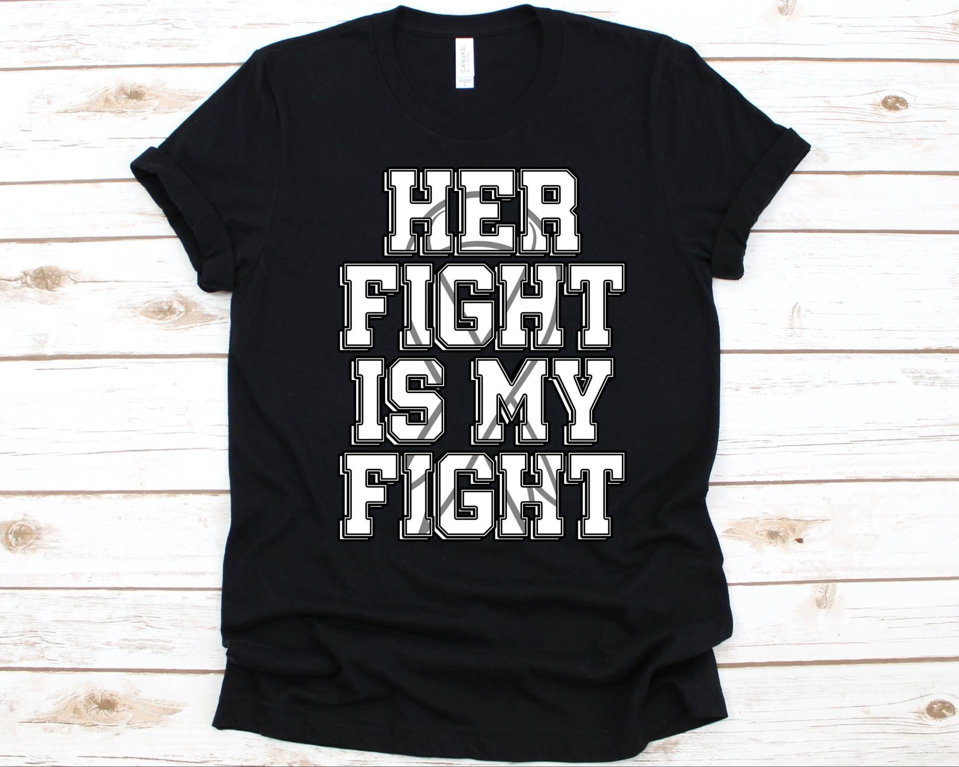 Her Fight Is My Shirt, Geschenk Für Mehrere Erbliche Exostosen Kämpfer, Exostosen, Hmo, Weißes Bewusstseinsband, Hme von AbbysDesignFactory