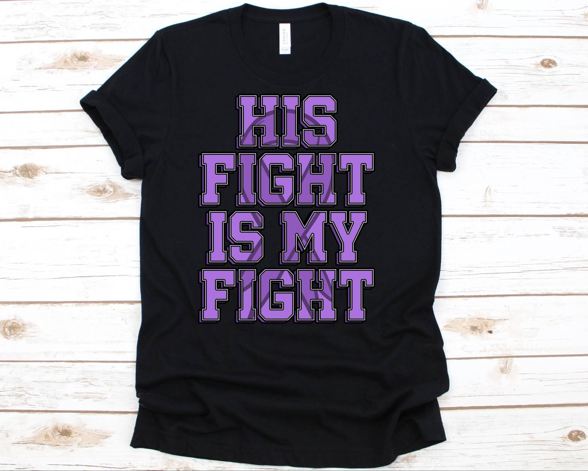 His Fight Is My Shirt, Bewusstseinsgeschenk Für Crohn Es Disease Krieger Kämpfer, Entzündliche Darmerkrankungen Tshirt Männer Und Frauen von AbbysDesignFactory