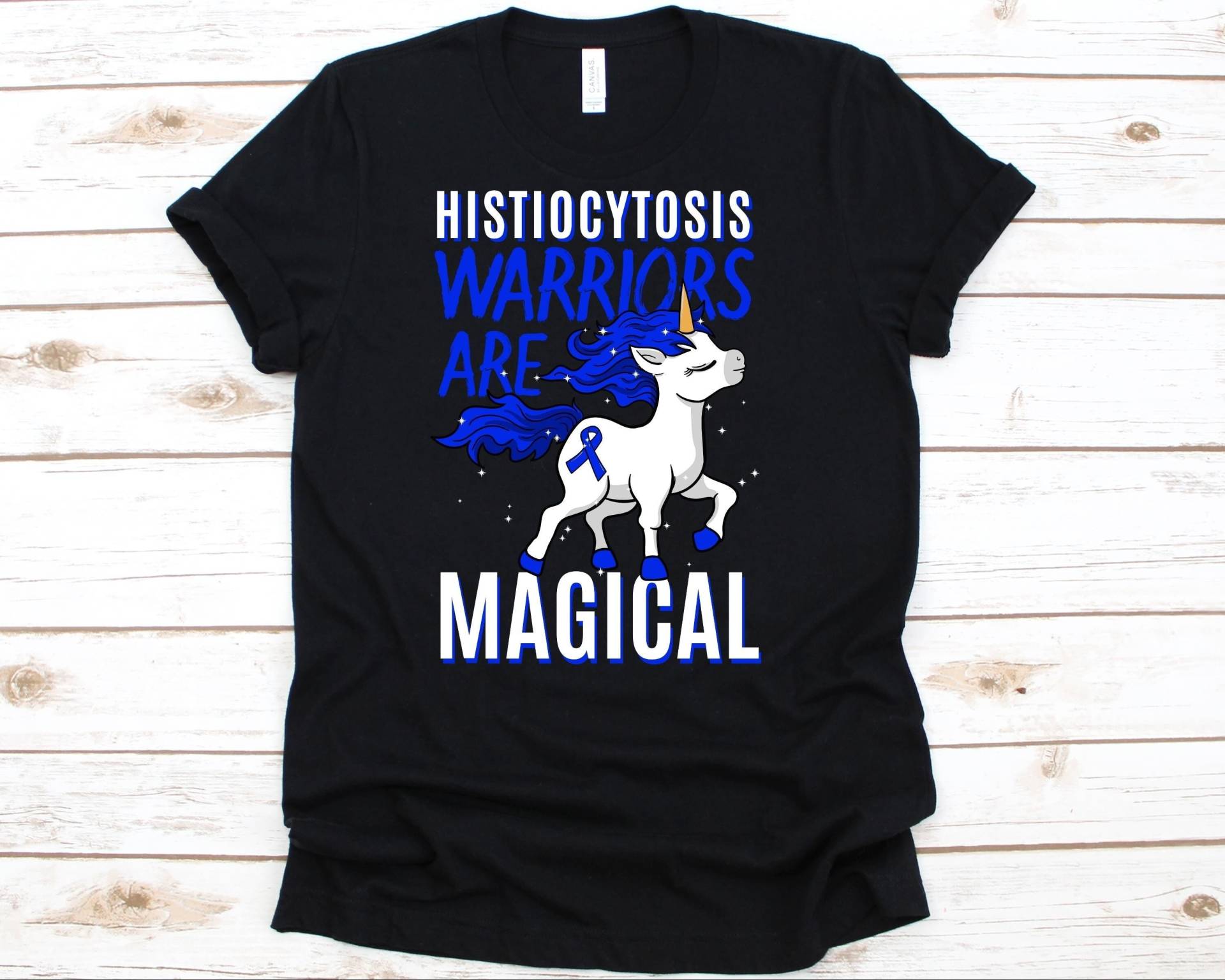 Histiocytosis Krieger Sind Zauberhaftes Shirt, Süßes Einhorn Individuelle Krankheiten Shirt Für Männer Und Frauen, Bewusstseinsgeschenk Kämpfer von AbbysDesignFactory