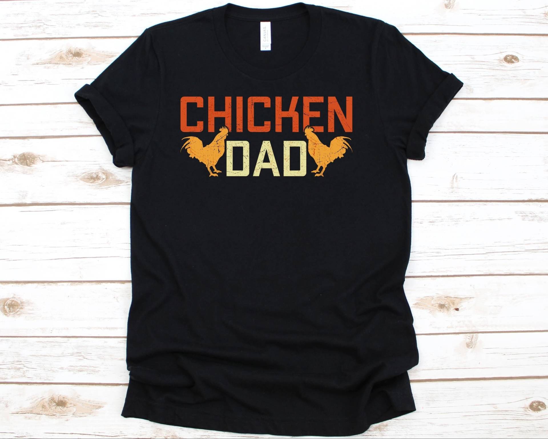 Huhn Dad Shirt, Lustiges Shirt Für Männer, Hahn Liebhaber T-Shirt, Geflügel Bauer Geschenk, Küken Deine Väter von AbbysDesignFactory
