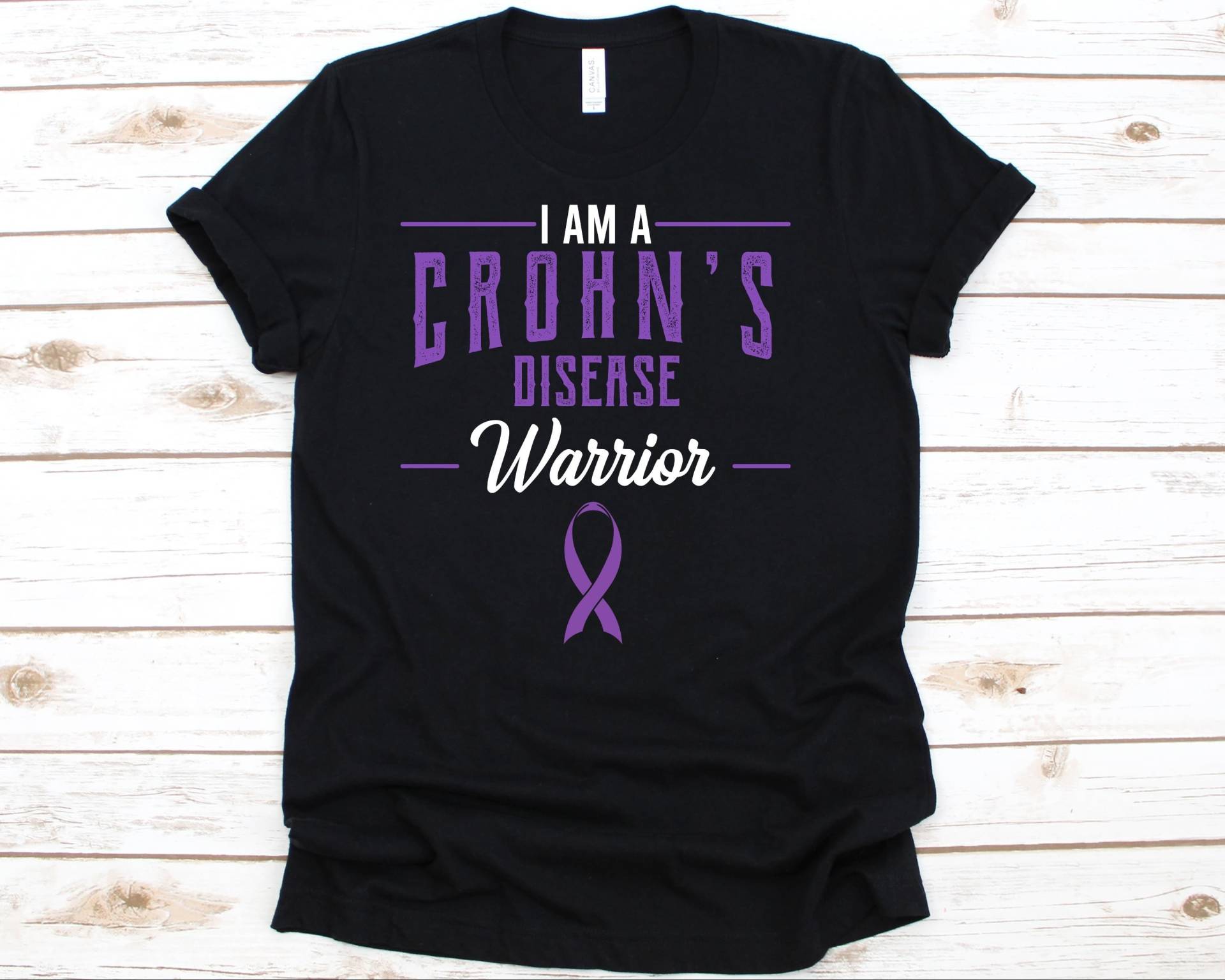 I Am A Crohn Es Disease Warrior Shirt, Bewusstseinsgeschenk Für Entzündliche Darmerkrankungen Kämpfer, Regionale Enteritis Tshirt Männer Und Frauen von AbbysDesignFactory