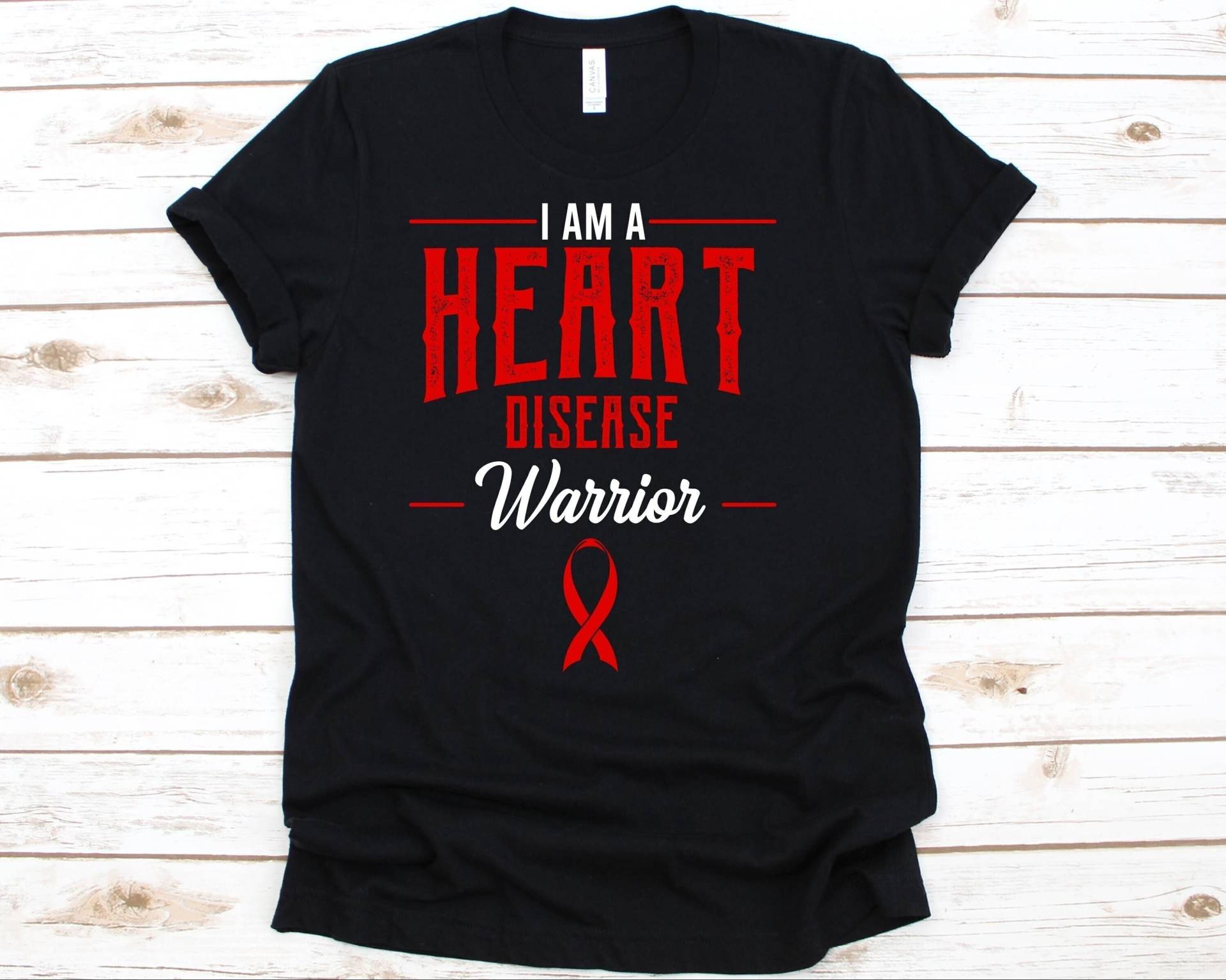 I Am A Heart Disease Krieger Shirt, Bewusstseinsgeschenk Für Herz-Kreislauf-Krankheit Kämpfer, Ansteckende Herzfehler Tshirt Männer Und Frauen von AbbysDesignFactory