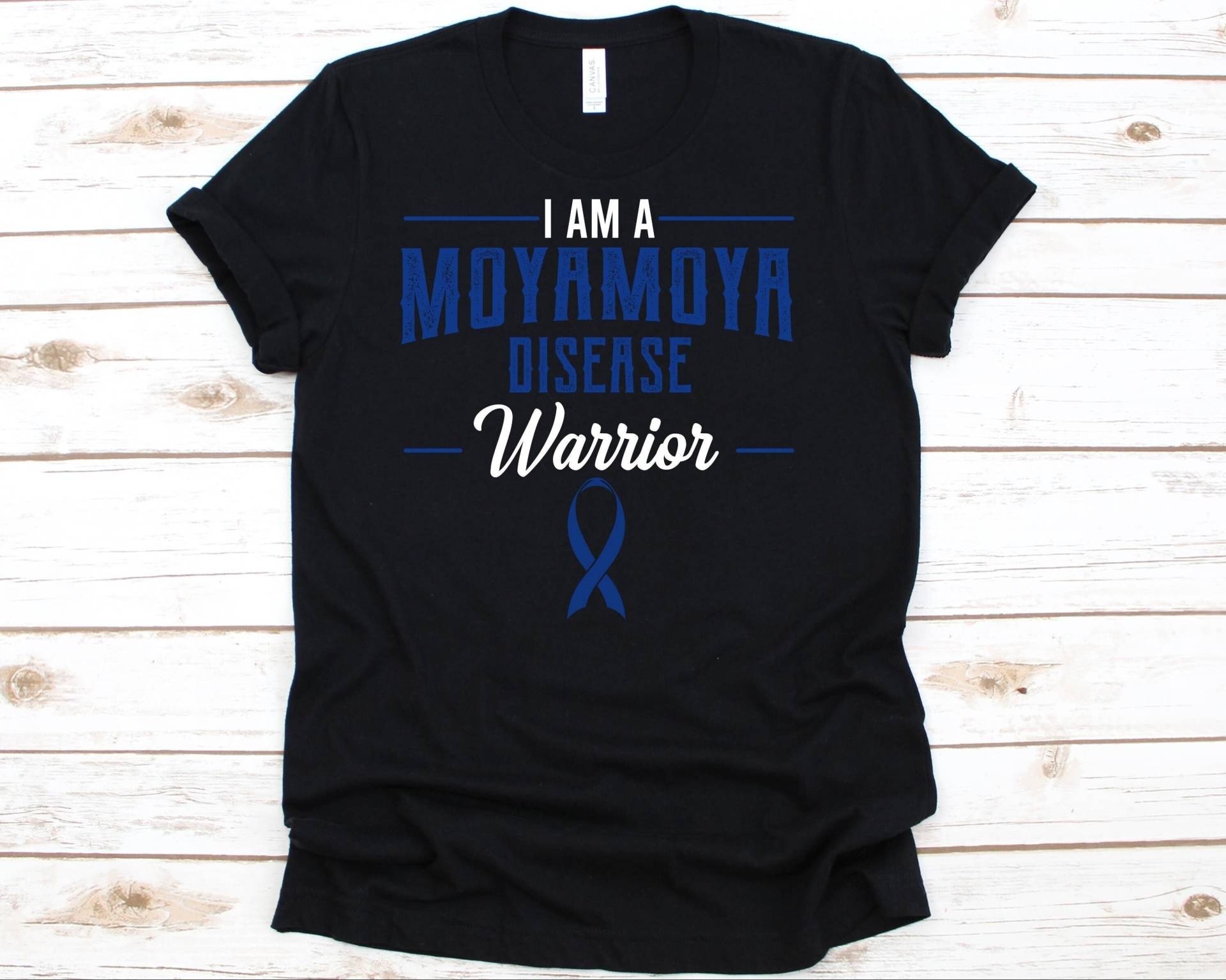 I Am A Moyamoya Disease Krieger Shirt, Blutgefäß Unordnung T-Shirt Für Männer Und Frauen, Bewusstsein Geschenk Kämpfer Überlebende von AbbysDesignFactory