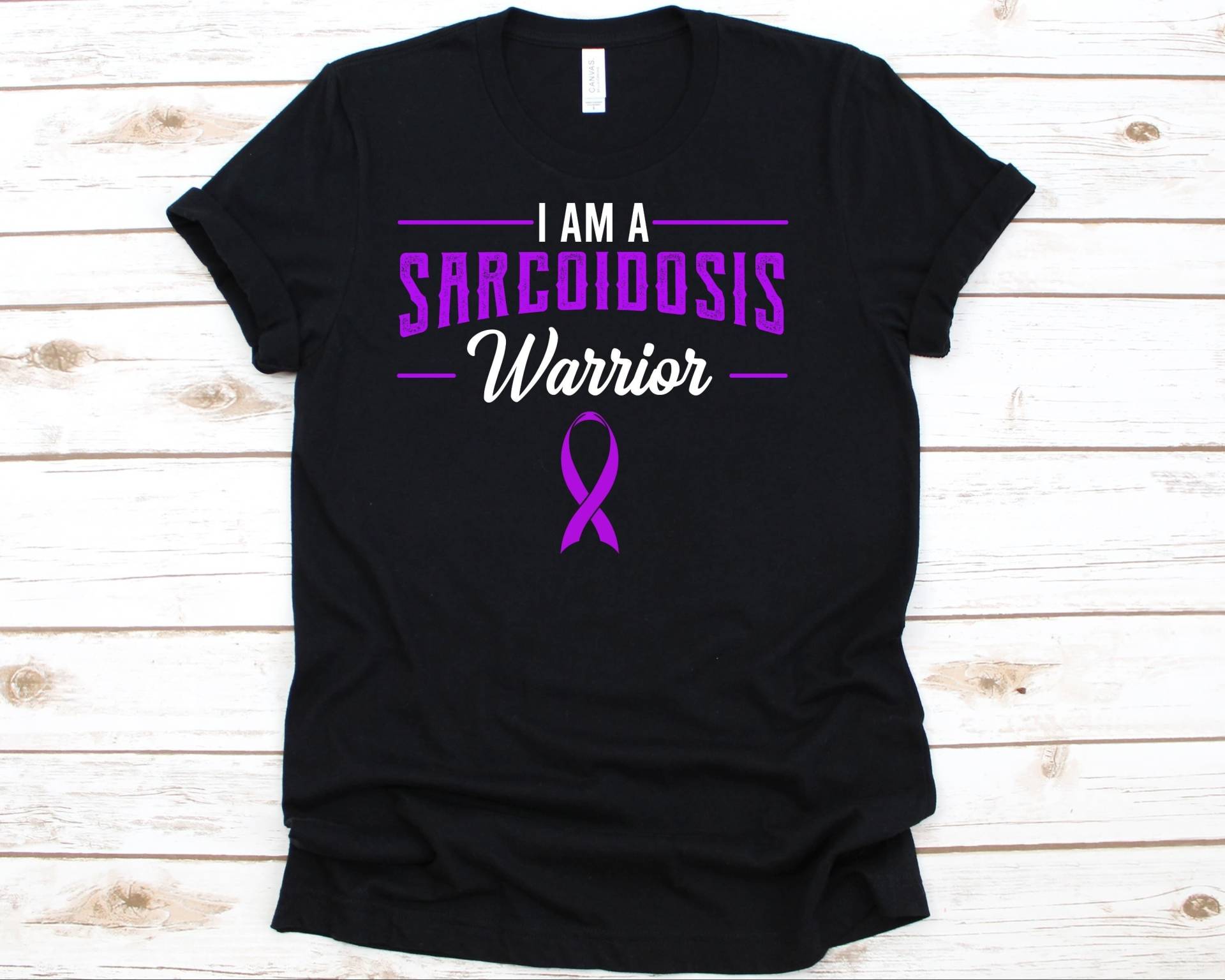 I Am A Sarcoidosis Krieger Shirt, Bewusstsein Geschenk Für Besnier-Boeck-Schaumann Krankheit Kämpfer Überlebende, Sarcoid Tshirt Männer Und Frauen von AbbysDesignFactory