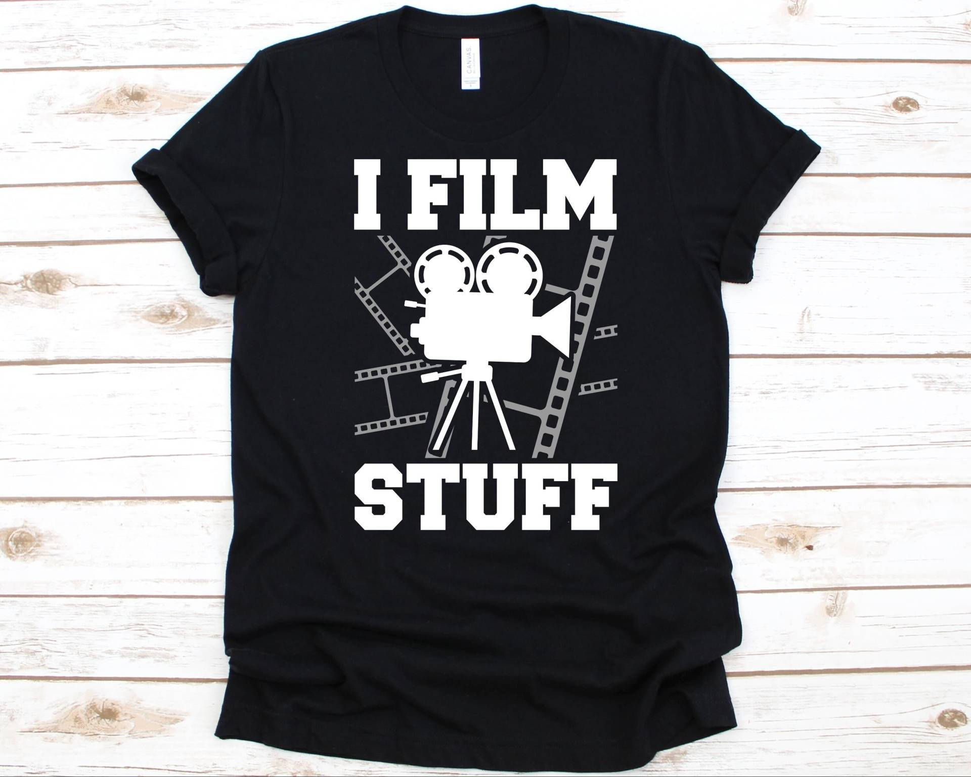 I Film Stuff Shirt, Liebhaber Film, Bildende Kunst, Kinematographie Grafik, Filmemacher Geschenk Für Männer Und Frauen, Kino Design von AbbysDesignFactory