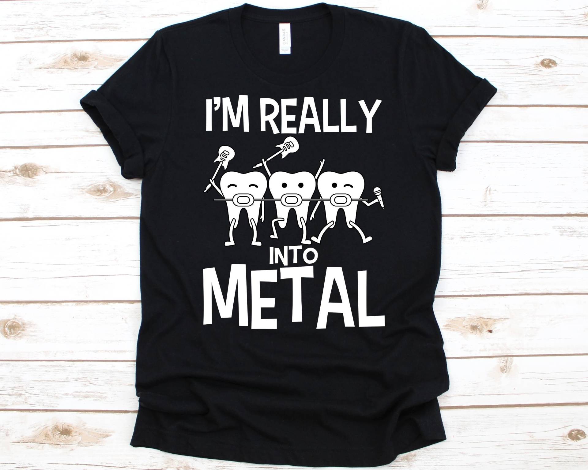 I'm Really Into Metal Shirt, Witzige Orthorthopädie Design Für Männer Und Frauen, Geschenk Zahnärzte, Zahnspangen, Zahnspangen von AbbysDesignFactory