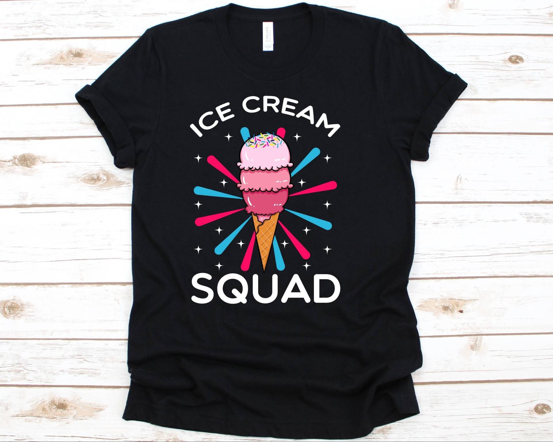 Ice Cream Squad Shirt, Eis T-Shirt Für Männer Und Frauen, Eisgeburtstag, Eiscreme T-Shirt, Eiscream Gelato Geschenk, Party von AbbysDesignFactory