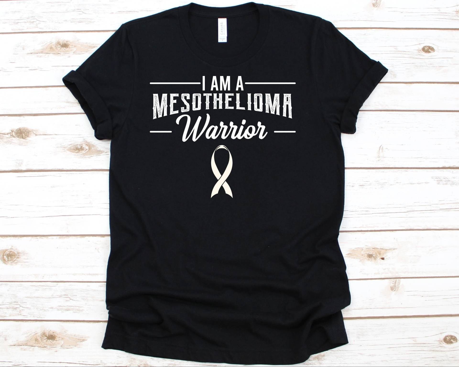 Ich Bin Ein Mesotheliom-Krieger-Shirt, Bewusstseins-Geschenk Für Bösartige Mesotheliom-Kämpfer-Überlebender, Mesotheliom-T-Shirt Männer Und Frauen von AbbysDesignFactory