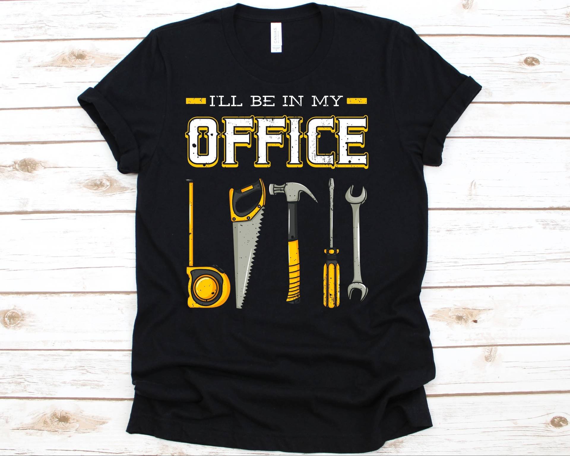 Ich Werde in Meinem Büro Shirt Sein, Lustiges Holzbearbeitung Shirt, Tischler Tshirt, Geschenk Für Holzarbeiter Männer Und Frauen von AbbysDesignFactory