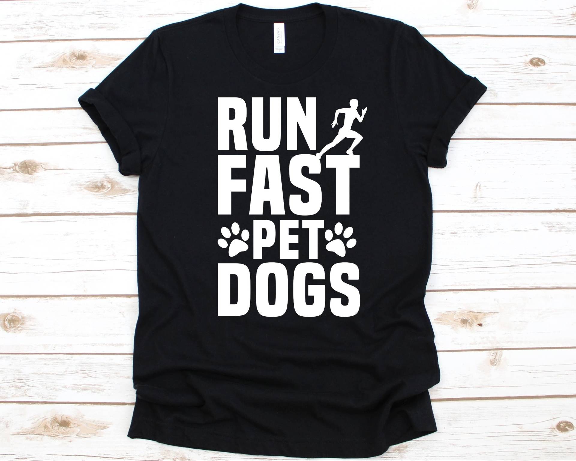 Lauf Schnelles Hunde Shirt, Geschenk Für Marathoner, Marathon Liebhaber, Sportler Footrace Run, Runner Design, Long Distance Runner, Hundeliebhaber von AbbysDesignFactory