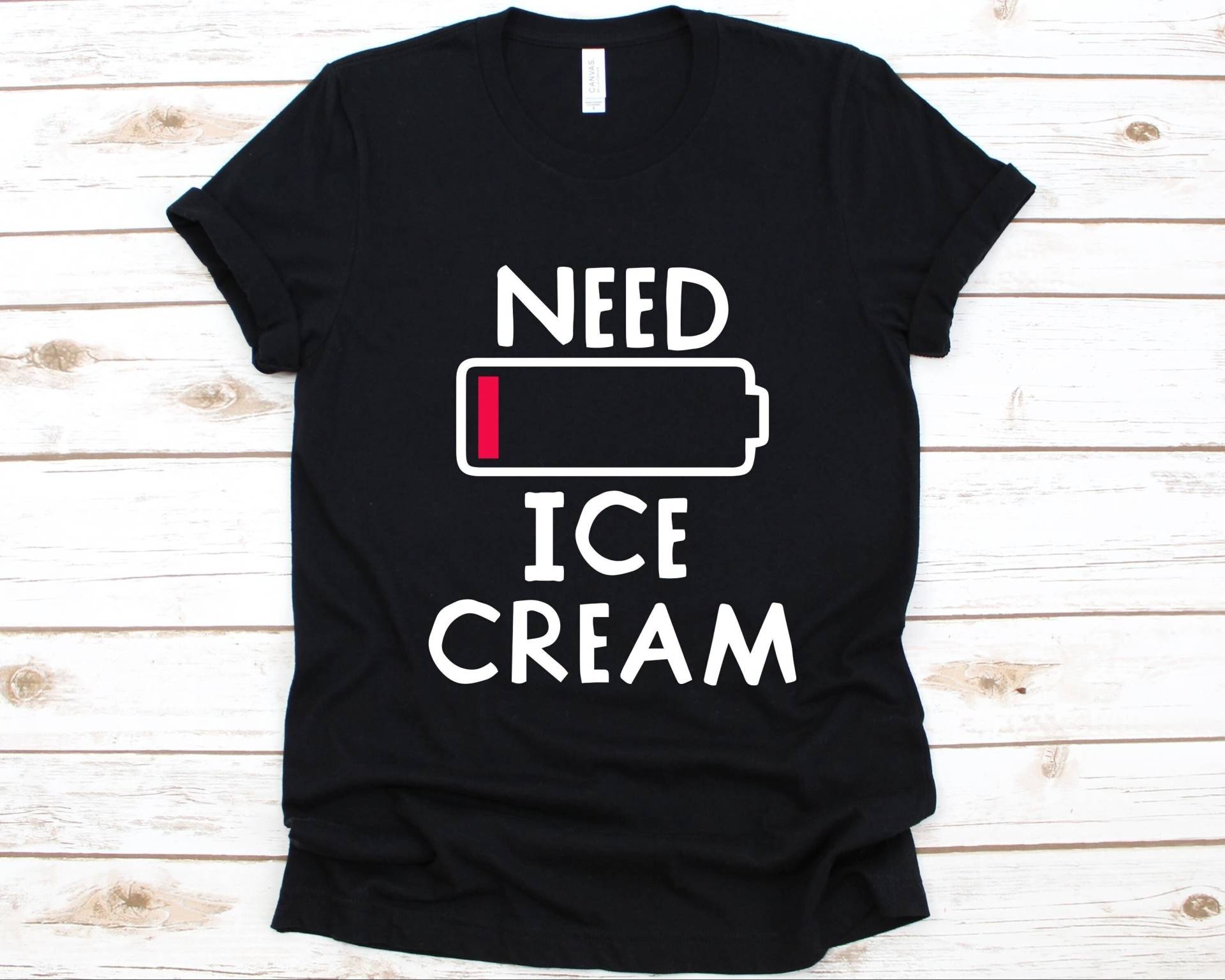 Need Ice Cream Shirt, Lustiges Eis T-Shirt Für Männer Und Frauen, Eisgeburtstag, Eisparty, Eiscreme Gelato Lover Geschenk von AbbysDesignFactory