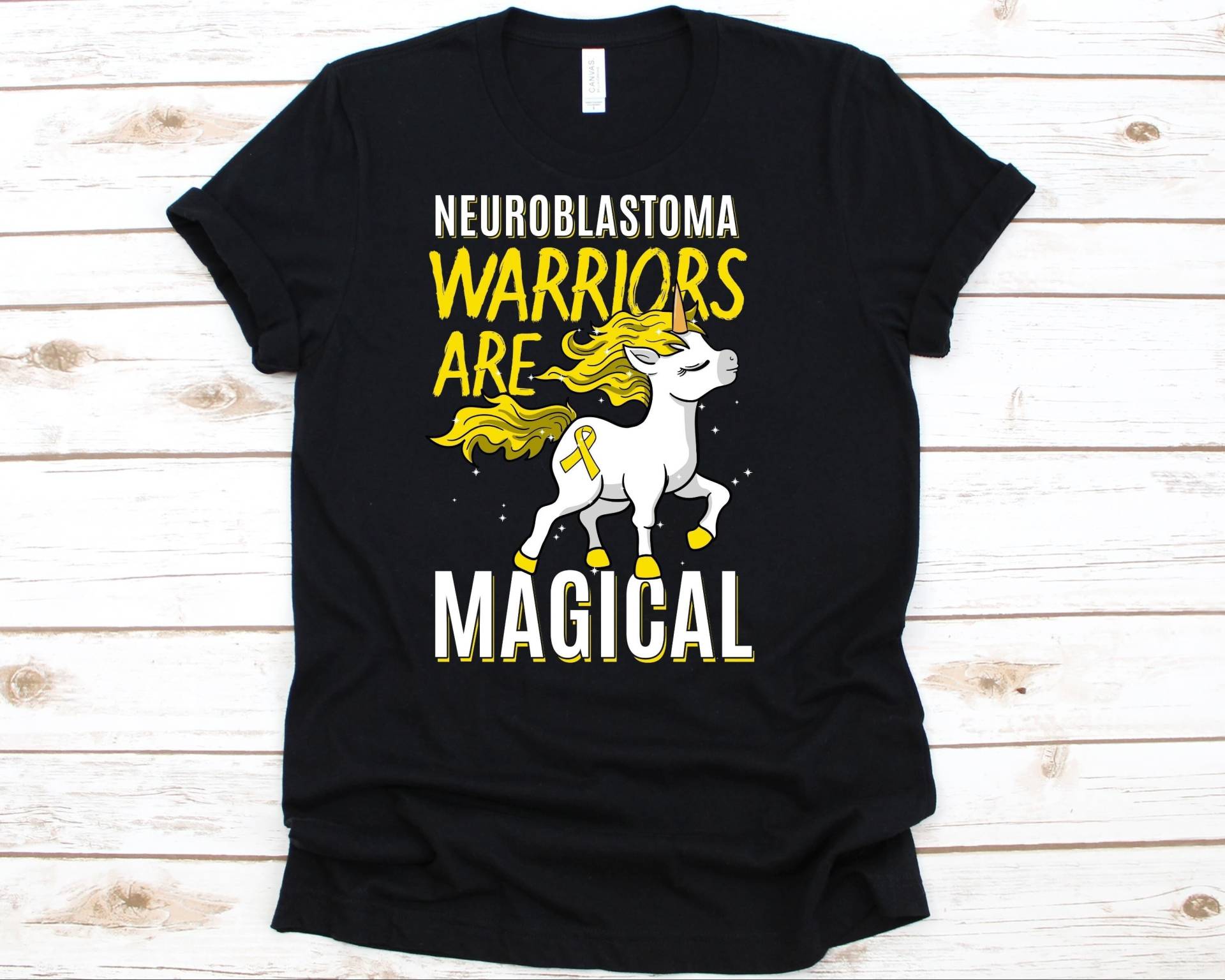 Neuroblastoma Krieger Sind Zauberhaftes Shirt, Süßes Einhorn Störungen Shirt Für Männer Und Frauen, Bewusstsein Geschenk Nb Kämpfer Überlebende von AbbysDesignFactory