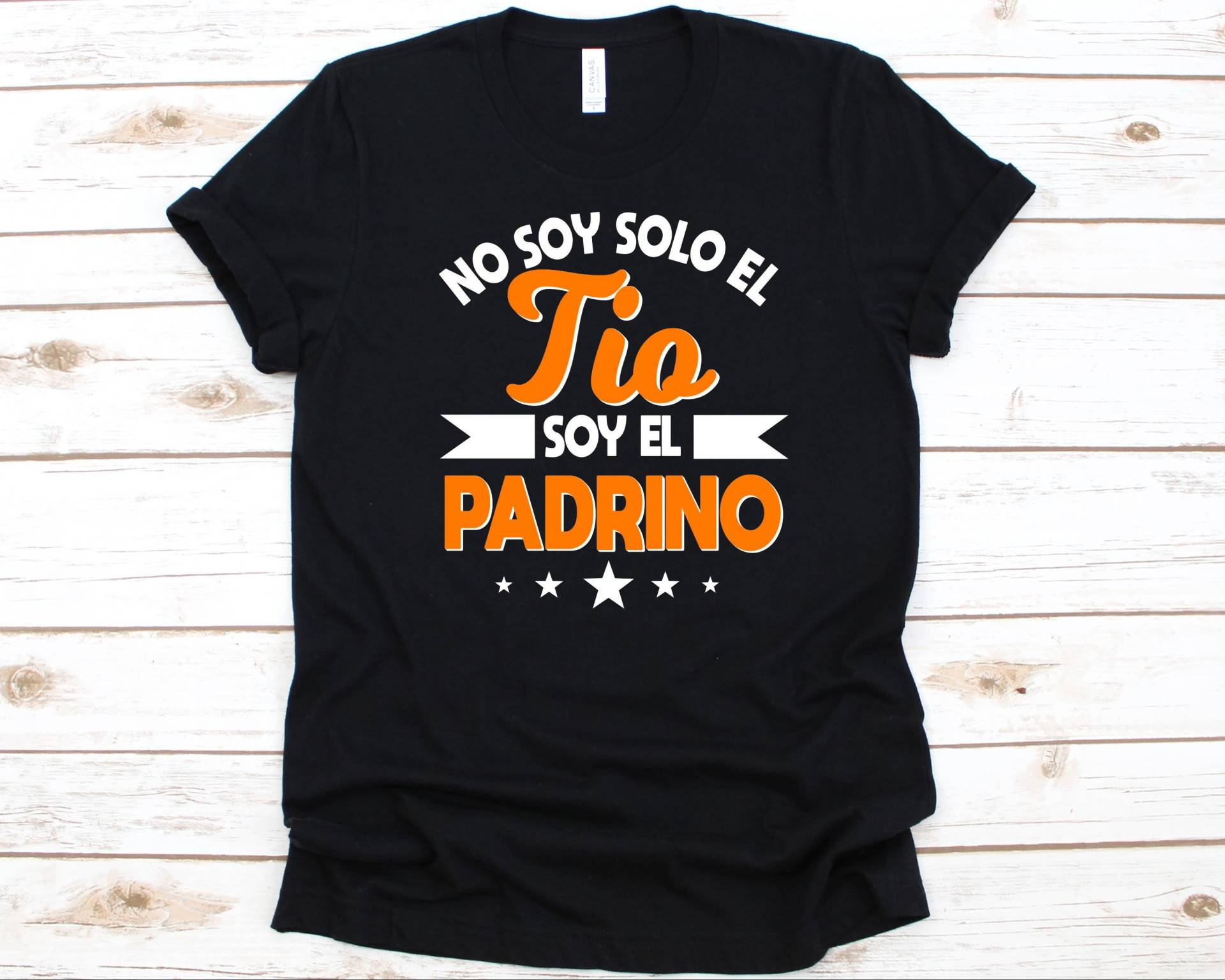 No Soy Solo El Tio Padrino Shirt, Geschenk Für Paten, Paten Grafik, Taufpaten Taufpaten, Baby Taufe von AbbysDesignFactory