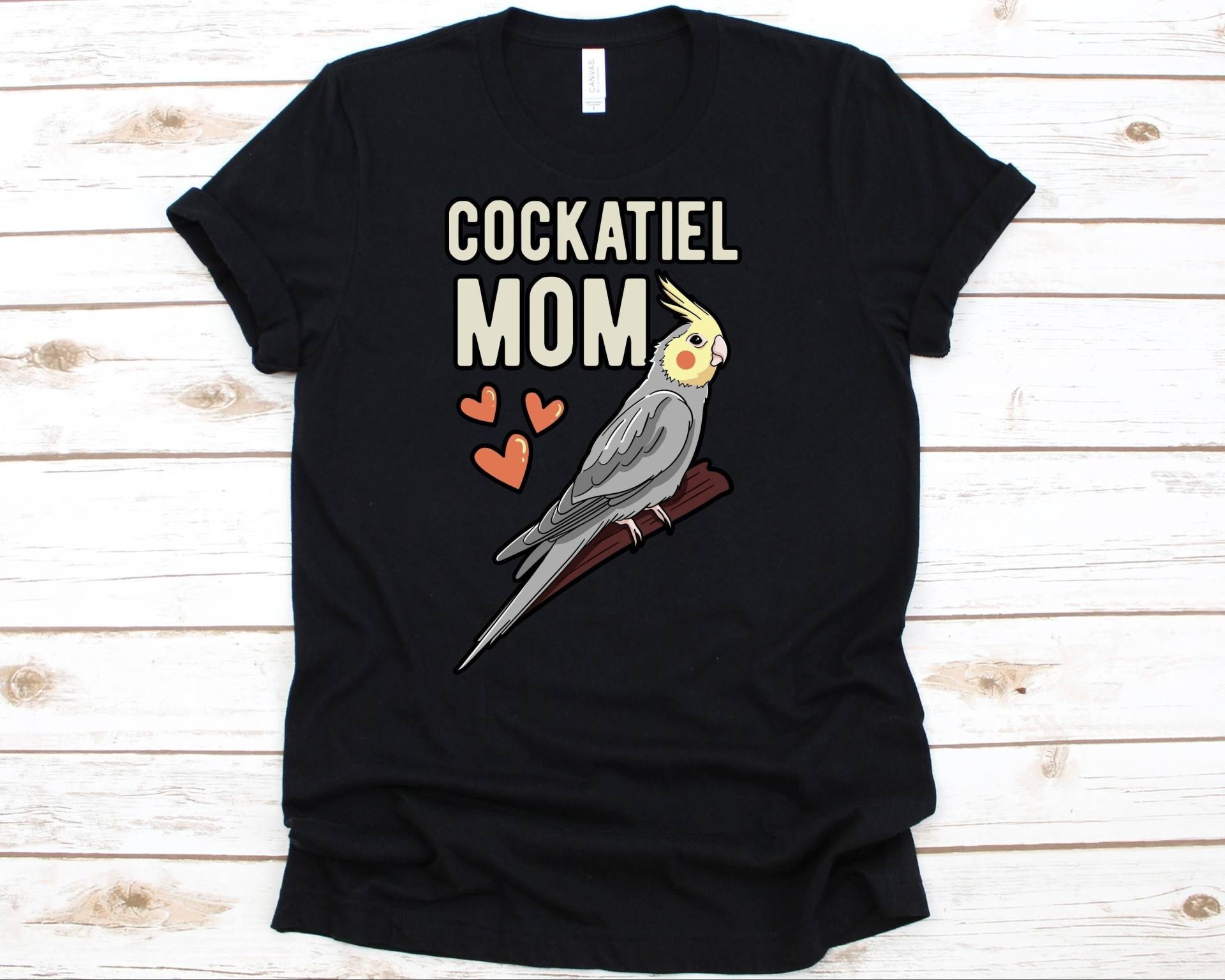 Nymphensittich Mama Shirt, Geschenk Für Kakadu Besitzer Mamas Und Mütter, Liebhaber, Vogelbeobachter Frauen Tshirt, Papagei, Tierarzt von AbbysDesignFactory