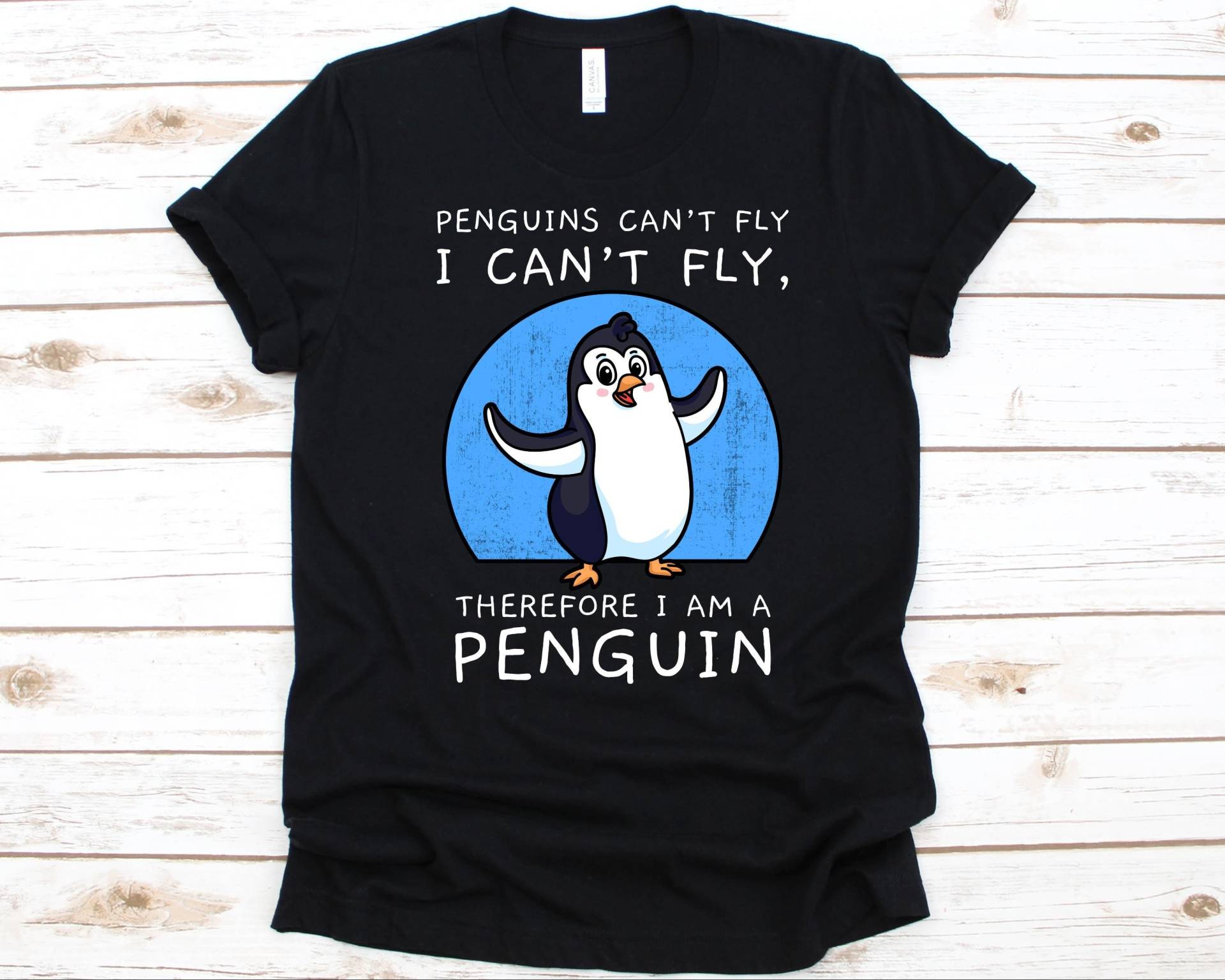 Pinguine Kann Nicht Fliegen Ich Kann Daher Bin Ich Ein Pinguin Shirt, T-Shirts Für Männer Und Frauen, Liebhaber, Wasserflugloser Vogel Pinguine Kann Nicht Fliegen Ich Kann Daher Bin Ich Ein Pinguin Shirt, T-Shirts Für Männer Und Frauen, Liebhaber, Wasserflugloser Vogel von AbbysDesignFactory