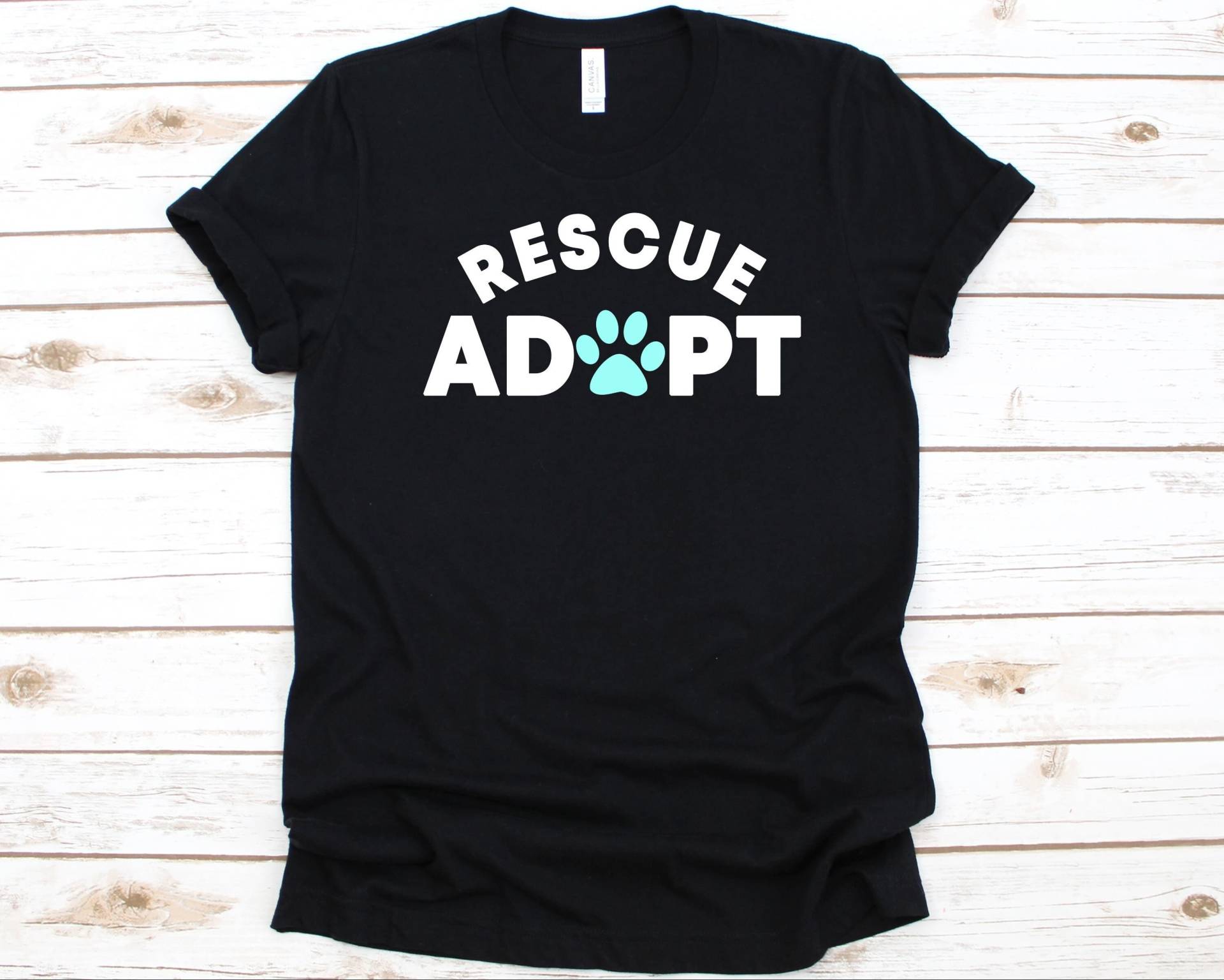 Rescue Adopt Shirt, Tierretter Geschenk Für Männer Und Frauen, Tierquälerei Bewusstsein, Tierschutz Design, Grafik von AbbysDesignFactory