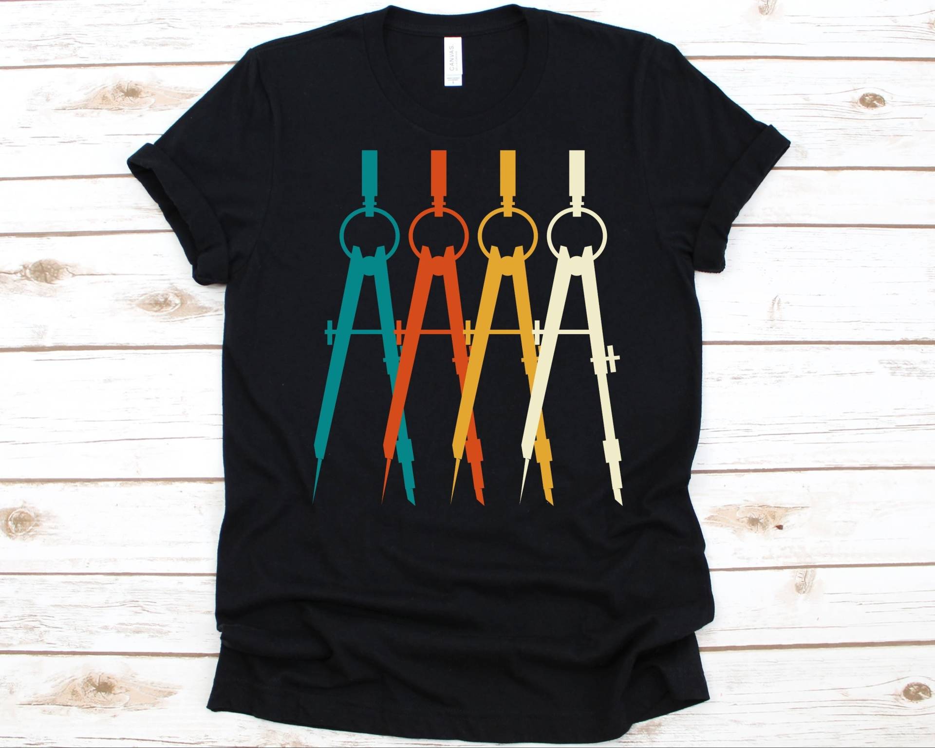 Retro Architektur Tool Shirt, Shirt Für Männer Und Frauen, Geschenk Architekten, Design von AbbysDesignFactory