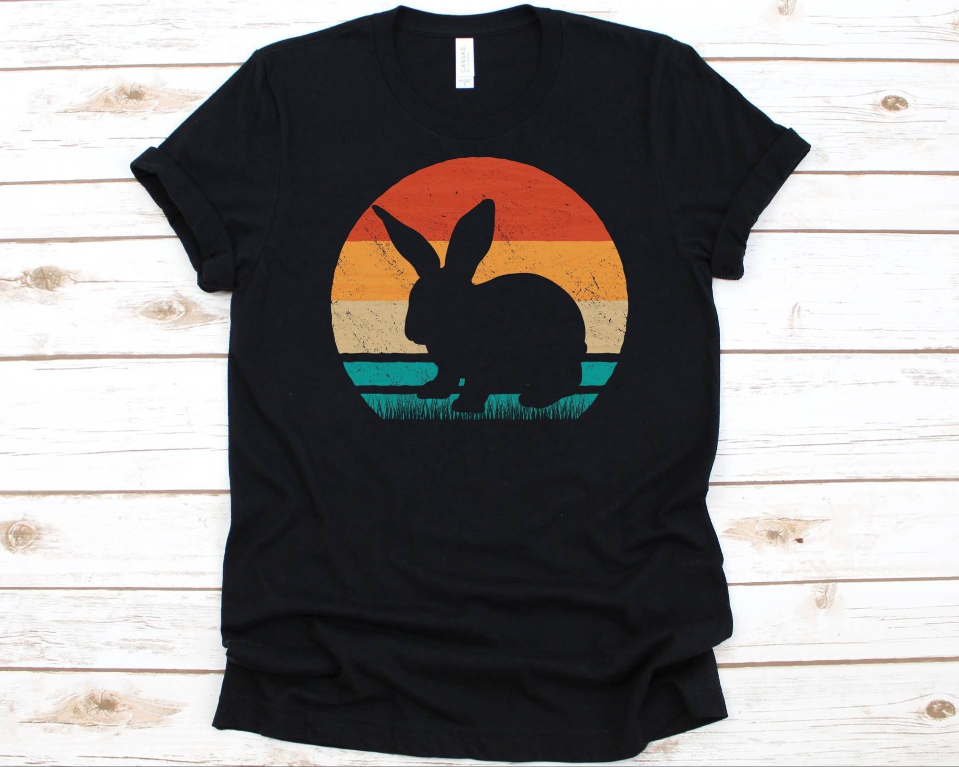 Retro Hase Shirt, Design, Haustier Liebhaber Geschenk Für Männer Und Frauen, Kaninchen Grafik, Bucks Rabbit von AbbysDesignFactory