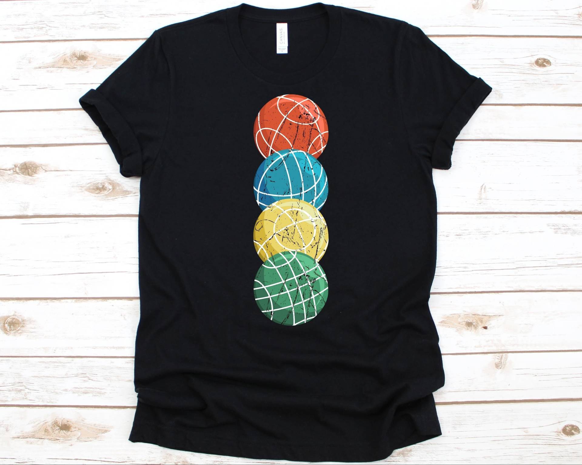 Retro Vintage Bocce Ball Shirt, Geschenk Für Bocci Spieler, Boccie Liebhaber, Spiele Grafik, Sport Pallino Jack, Little von AbbysDesignFactory