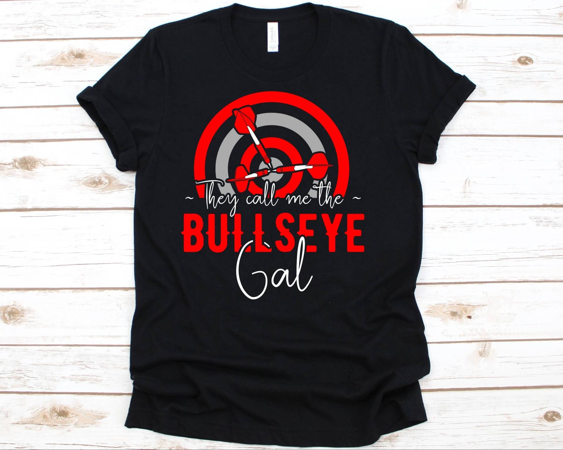 Sie Nennen Mich The Bullseye Gal Shirt, Lustiges Dart Geschenk Für Dartist Frauen, Dart-Werfen Tshirt, Liebhaber Ziel, Ziel Schießen von AbbysDesignFactory